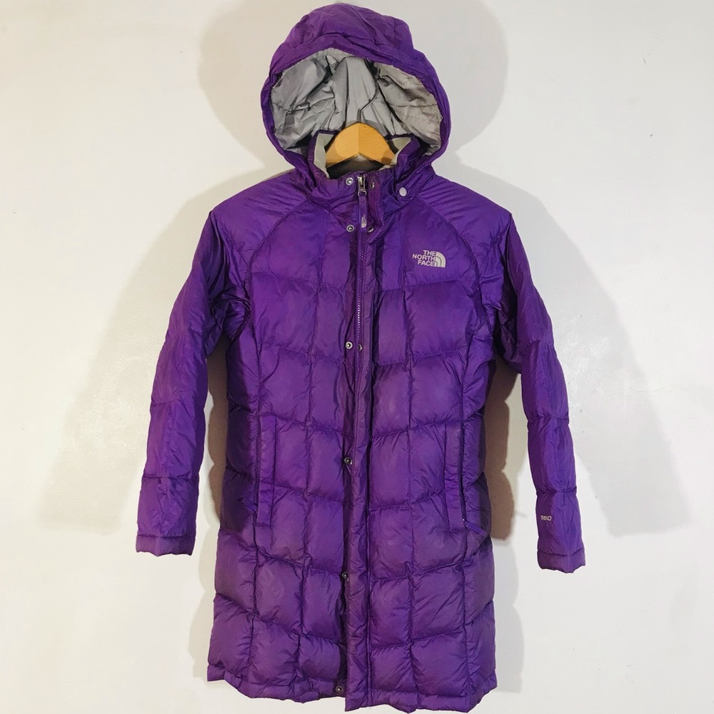 North face 550 teenagers winter down filled coat